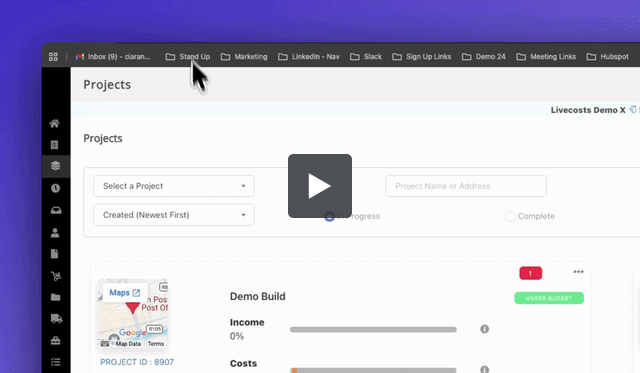Watch LiveCosts Demo