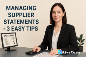 Picture of a person is accounts managing supplier statements
