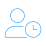 Icon user-clock