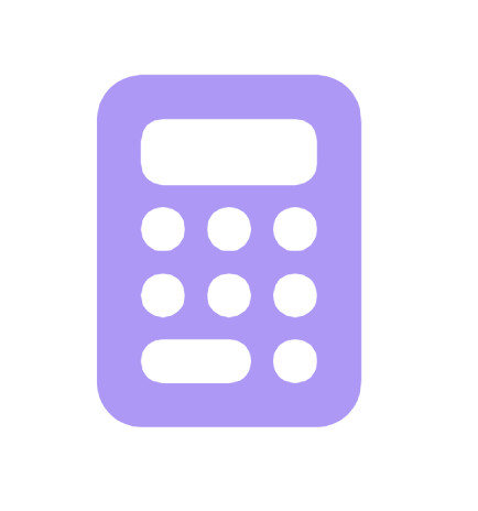 "Icon of a calculator symbolizing cost estimation and financial calculation tools in General Contractor Software for accurate budgeting."