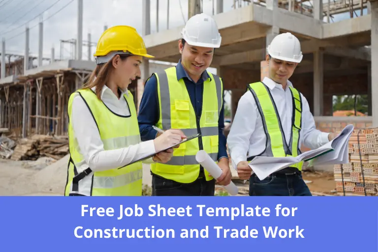job sheet template