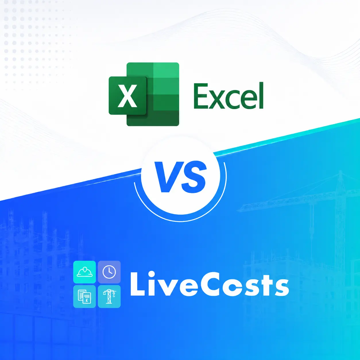 Excel vs LiveCosts Comparison